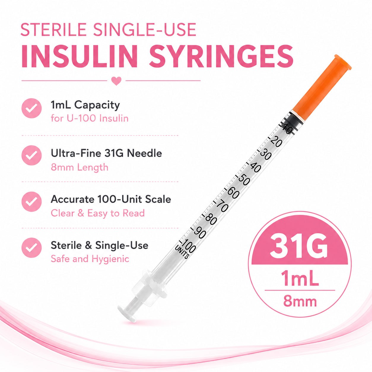 Syringe 31G 1mL